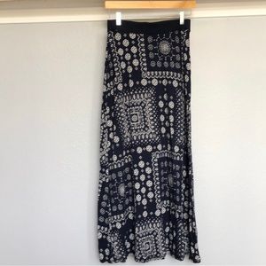 Old Navy Petite Maxi Long Skirt Bandana Pattern
